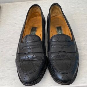 Cole Haan Quilted Black Leather Loafers